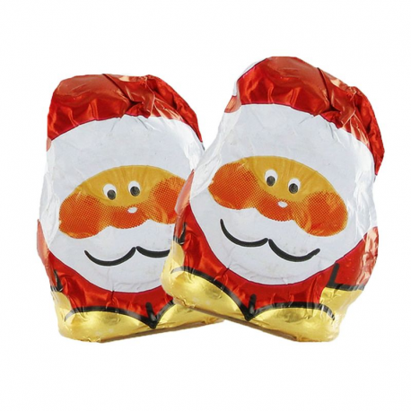 Pères Noël chocolat au lait - tubo de 400g