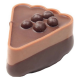 Chocolats forme "gâteau" ganache fondante perles crisp vrac kg