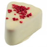 ~Chocolats forme "gâteau" fourré panna cotta + framboise vrac kg