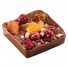 ~Carré chocolat lait fruits secs assortis vrac kg