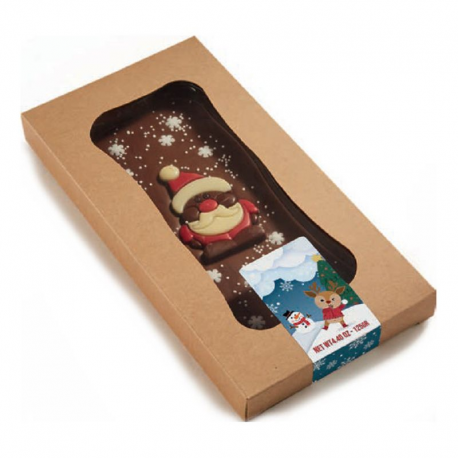 ~Tablettes chocolat lait Noël 125g