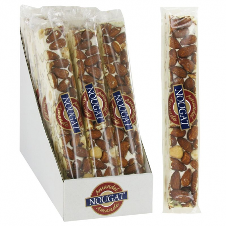 Nougats artisans bâtons de 100g pliés