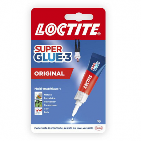 Super glue.3 loctite extra forte