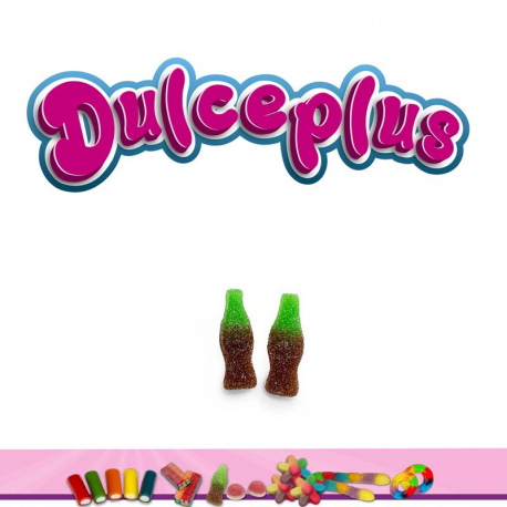 Sachets 100g Bouteille cola vert marron sucrée Dulceplus