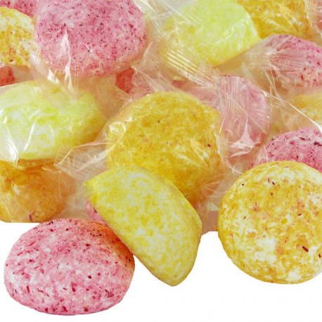 Boules coco meringue sous cello - 770g (environ 70 pièces)