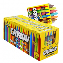 Crayons bubble gum 55g