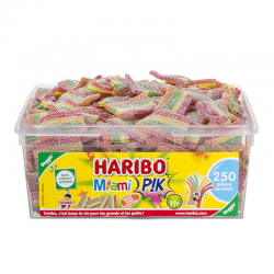 Haribo Tubo de 250 Miami Pik Petit Modèle