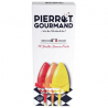 Etui 10 sucettes fruits Pierrot Gourmand (bâtonnet bois)