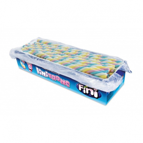 Guimauve géante olympic twisty 2 bleu Fini 67cm