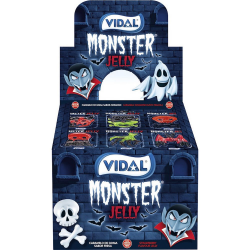 Blisters Monster jelly 66 bestioles gelifiées Vidal - boîte de 66 (11x6)
