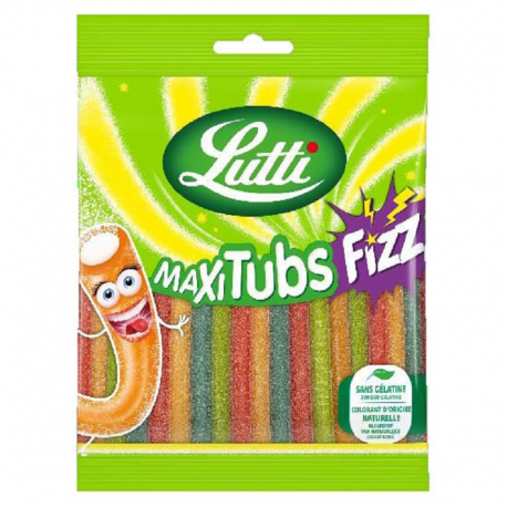 Lutti Maxi Tubs Fizz sachets 100g