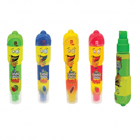 Funny candy spray