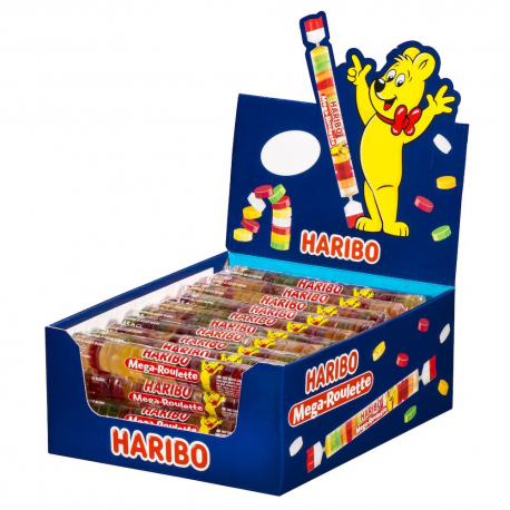 Haribo Méga roulettes fruits 45g