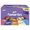 Milka Favourites Bouchées 8g assorties en boîte de 1kg (108 pièces)