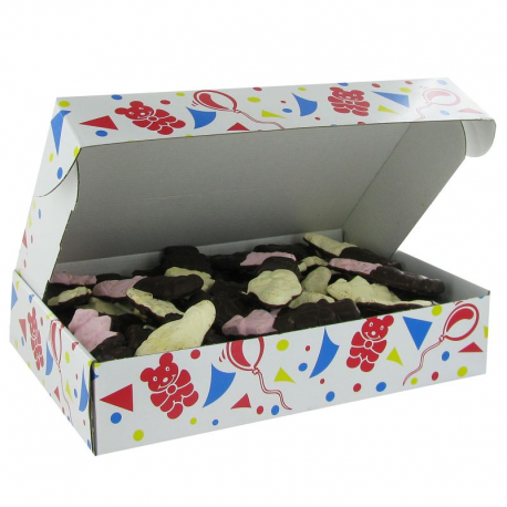 ~Guimauves Noël mi-chocolatées noir 1kg