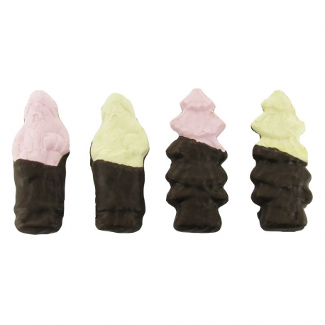 ~Guimauves Noël mi-chocolatées noir 1kg
