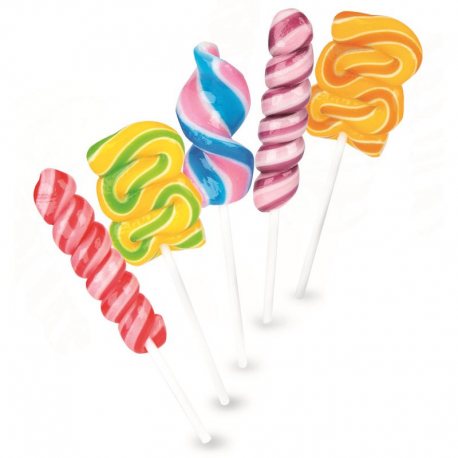 ~Sucettes twisty pop en carton vrac x400 pièces