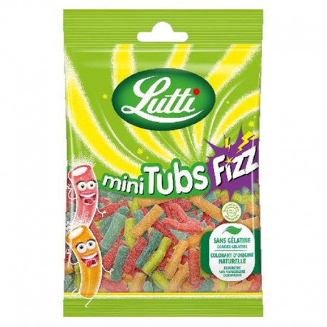 Lutti mini Tubs fizz sachet 90g