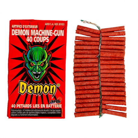 Pétards démon machine gun