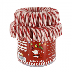 Candy canes rouges et blanches Zip et Zap x72