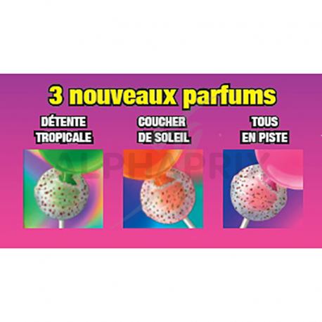 Sucettes Chupa XXL Playlist Gum - Nouvelle box de 60