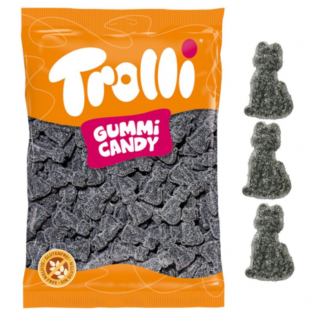 Chats noirs Catz réglisse sucrés Kg Trolli
