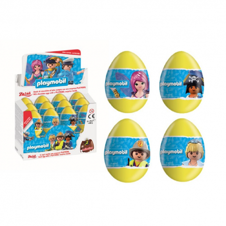 ~Oeufs chocolat licence Playmobil