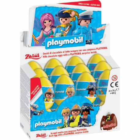 ~Oeufs chocolat licence Playmobil