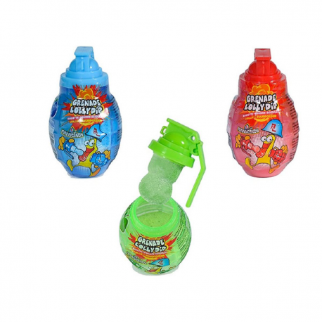 Grenade Lolly Dip Funny Candy