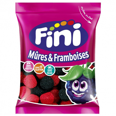 Sachet 90g Mûres rouges et noires Halal Fini