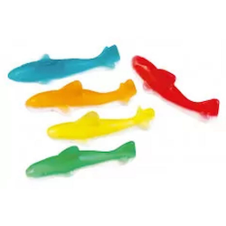 Sachet 90g Requins assortis lisses Halal Fini