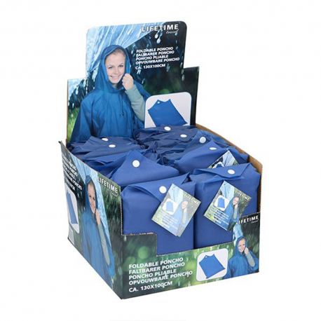 Poncho de pluie avec capuche