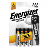 Piles energizer alcaline LR3 blister de 4 piles