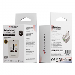 Adaptateur Voyage 150 pays TOOOP
