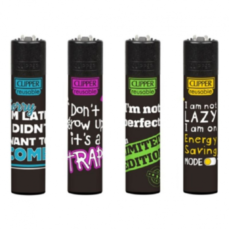 Briquets Clipper décors Funny Sayings