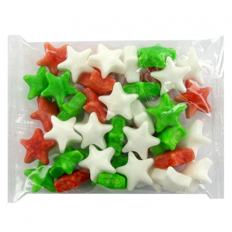 Sachets étoiles multicolores 15g par 100