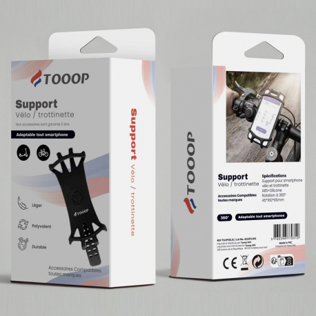 Support téléphone pour vélo et trottinette