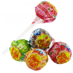 Sucettes Chupa Chups Best Of en Présentoir de 150