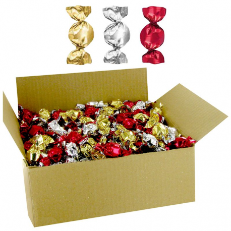 Papillotes choco Twist lait assorties vrac