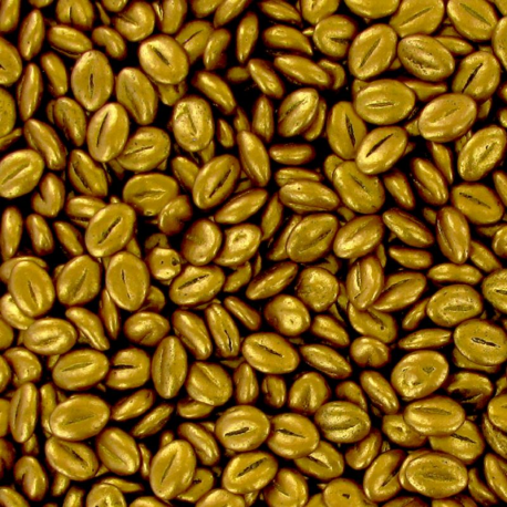 Grains de café en chocolat noir dorés vrac kg