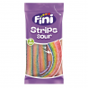 Sachet 90g Ceintures Strips sour Rainbow Fini