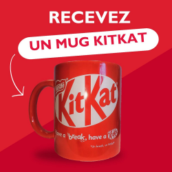 Mug rouge Kit Kat