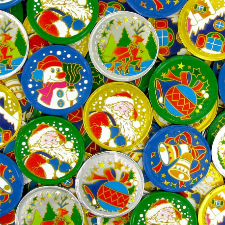 Médaillons de Noël en chocolat kg