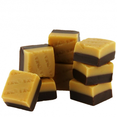Caramels Fudge vanille/chocolat 3.25 kg