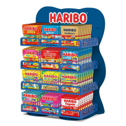 Présentoir Goldbear Bleu mini sachets -12 paniers