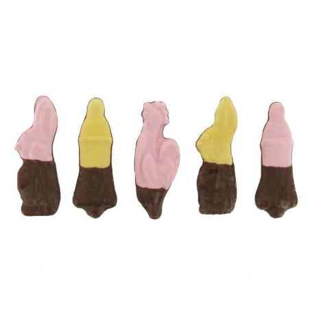 ~Colis 4 boîtes Figurines de Pâques mi choc LAIT