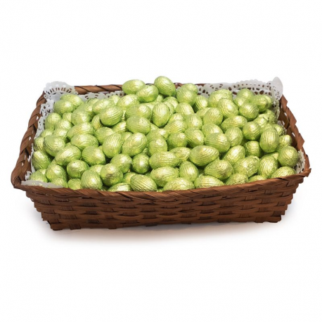 ~Corbeille oeufs fourrés lait praliné sous alu kg