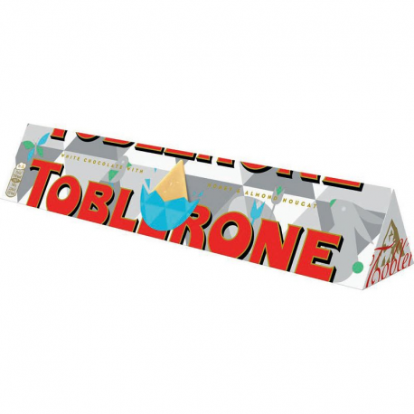 Toblerone barre blanc 360g - Décor Pâques