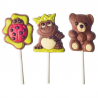 ~Sucettes chocolat décorées Pâques (3 modèles ass.) 15g