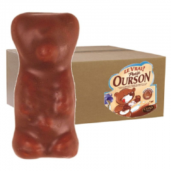 Oursons guimauve chocolat lait vrac Cémoi